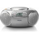 Philips AZ127 -kannettava CD-soitin, hopea
