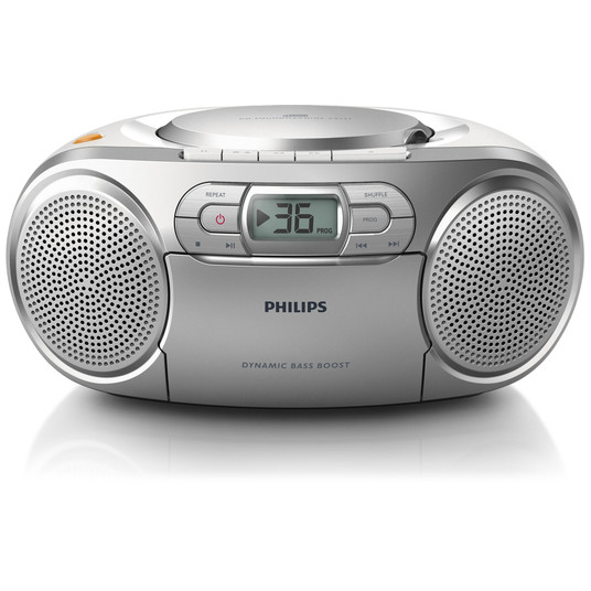 Philips AZ127 -kannettava CD-soitin, hopea