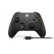 Microsoft XBOX serijos belaidis valdiklis + USB-C kabelis anglies juodas