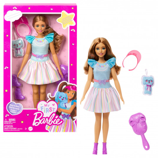 Lėlė „My First Barbie“ - brunetė, HLL21