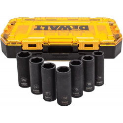 7 pcs. 1/2 impact socket set