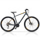 Dviratis CROSS Fusion 9 29" 27G dydis 21" (54cm) (pilka/geltona)