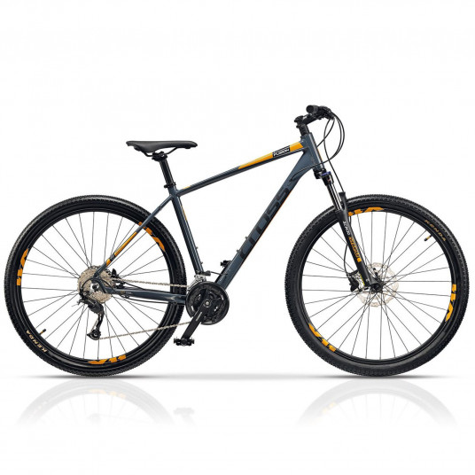 Dviratis CROSS Fusion 9 29" 27G dydis 21" (54cm) (pilka/geltona)