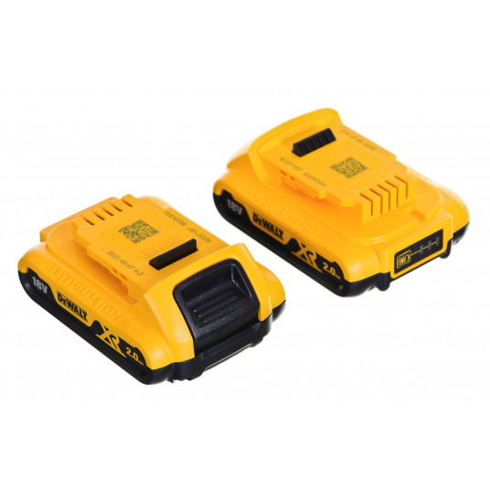 "Dewalt" DCD709D2T smūginis veržliaraktis su akumuliatoriumi ir įkrovikliu