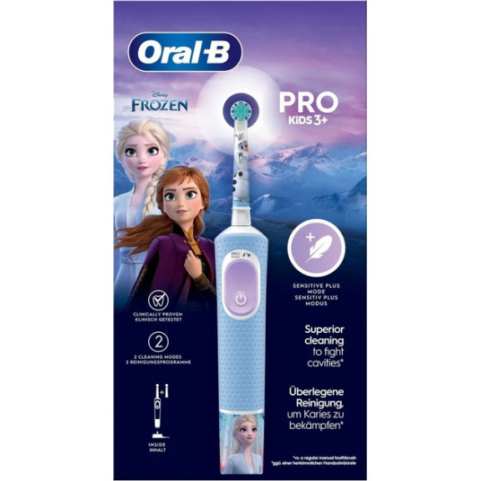 Elektrinis dantų šepetėlis "Oral-B Vitality Pro Kids Frozen