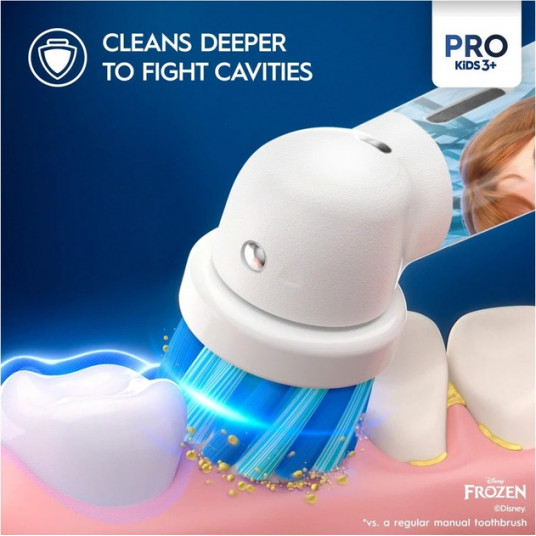 Elektrinis dantų šepetėlis "Oral-B Vitality Pro Kids Frozen
