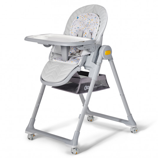 KINDERKRAFT maitinimo kėdutė/gultukas LASTREE, pilka