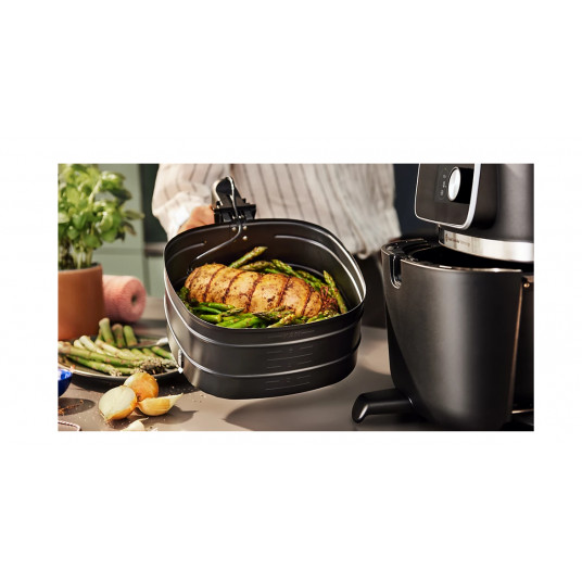 Karšto oro gruzdintuvė Philips XXL HD9876/90, 8.3 L, juoda
