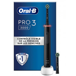 Oral-B Pro3 3000 Cross Action Electric Toothbrush, Black Edition