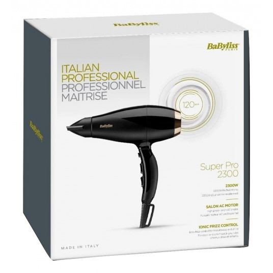 Plaukų džiovintuvas BaByliss Super Pro 2300 W Juoda