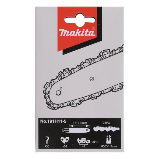 Grandininių pjūklų grandinė MAKITA 191H11-5, 1,3 mm, 3/8",52