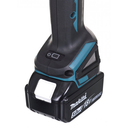 MAKITA DGA504RTJ kampinis šlifuoklis 125 mm 2x 18 V 5 Ah Juoda, Mėlyna