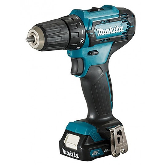 Makita DF333DSAE grąžtas 1700 RPM Beraktė 1,2 kg Juoda, Mėlyna