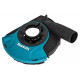 Dust extraction guard for grinding 115/125 mm