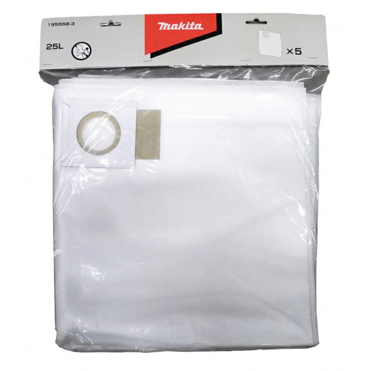 MAKITA NON-WOVEN BAGS 25L UP TO VC3211H/M,VC3211M,VC3210L /5pcs.