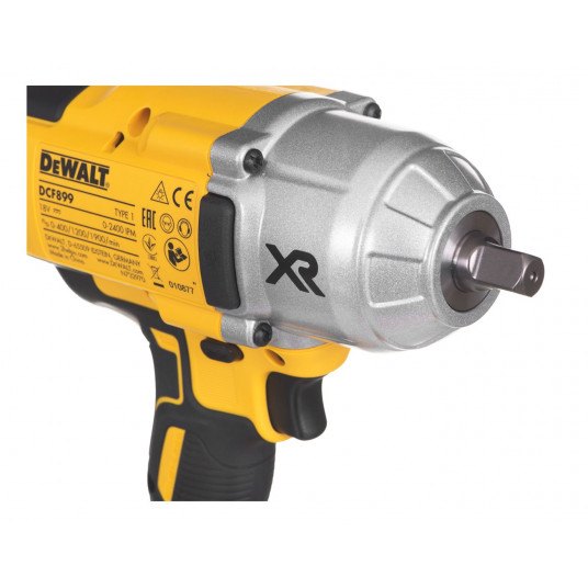 DEWALT DCF899N-XJ elektrinis suktuvas Juoda, Geltona 1/2" 1900 RPM 950 N·m 18 V