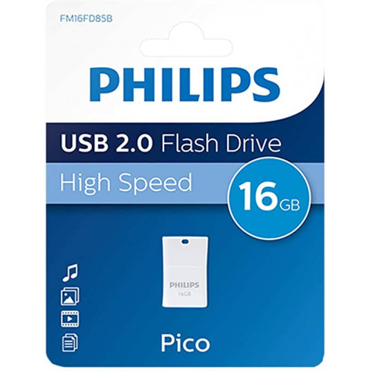 Philips USB 2.0 16GB Pico Edition Ocean Blue