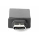 Digitus USB Type-C adapter, type C to A M/F, 3A, 5GB, 3.0 Version AK-300506-000-S Black, Jack USB A, Plug USB C