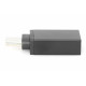Digitus USB Type-C adapter, type C to A M/F, 3A, 5GB, 3.0 Version AK-300506-000-S Black, Jack USB A, Plug USB C