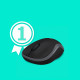 Kompiuterio pelė Logitech M185 Wireless pilka