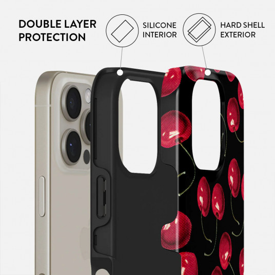 Dėklas Burga iPhone 16 Pro Cherrybomb Tough
