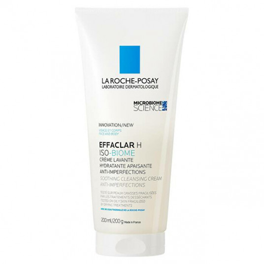 La Roche Posay - valomasis kremas probleminei odai Effaclar H Iso-Biome (Soothing Clean sing Cream) - 390 ml