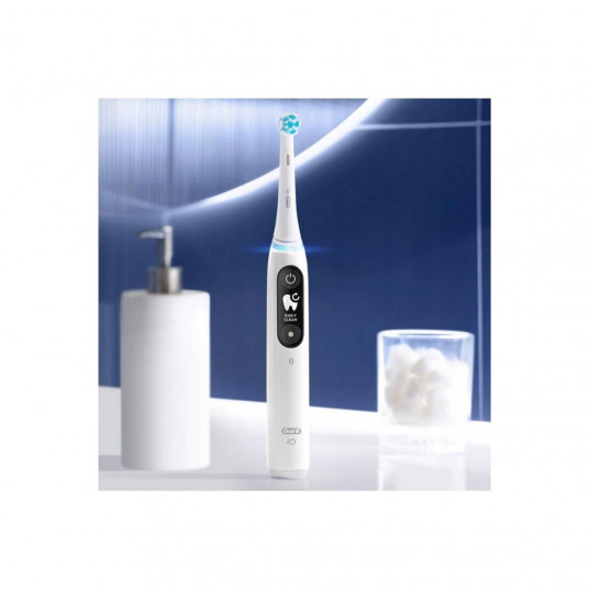 Elektrinis dantų šepetėlis "Braun Oral-B" iO6 serijos, baltas