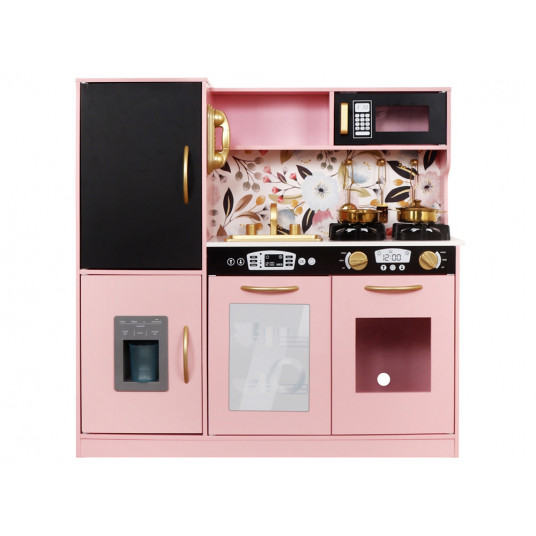 Large wooden kitchen for children retro fridge oven ice maker ZA5268