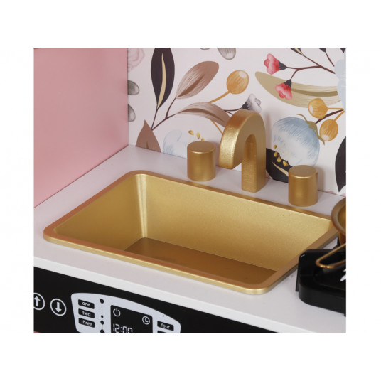 Large wooden kitchen for children retro fridge oven ice maker ZA5268