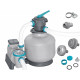 Bestway efficient Sand pump for pool connectors + hoses 11355 L / h 58486