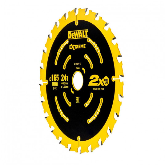 DeWALT DT10624-QZ diskinio pjūklo ašmenys 1 vnt