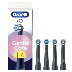 SBF-4 Oral-B GentleCare Black Dantų Šepetėlio Galvutės, 4 Vnt.