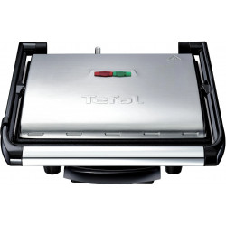 Elektrinis grilis TEFAL GC241D38, 2000 W, nerūdijantis plienas/juoda