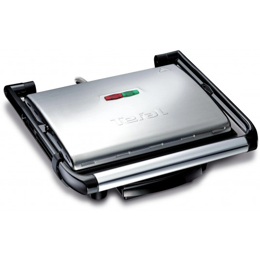 Elektrinis grilis TEFAL GC241D38, 2000 W, nerūdijantis plienas/juoda