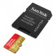 Atminties Kortelė SanDisk Extreme microSDXC 64GB + SD adapteris + 1 year Rescue