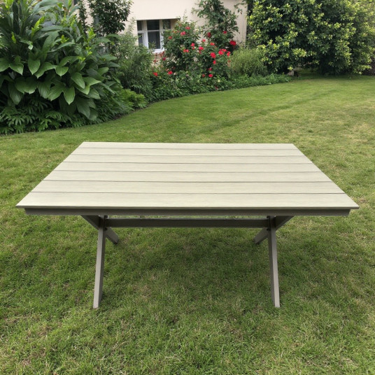 Kampinis lauko baldų komplektas Vega, su aukštu stalu, beige