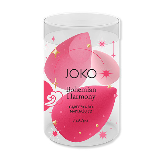 JOKO_ 3D makiažo kempinėlė Bohemian Harmony 3vnt.