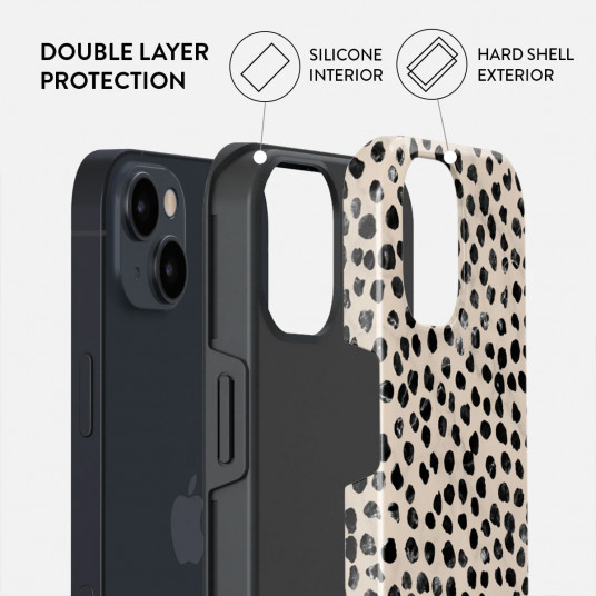 Dėklas Burga iPhone 15 Almond Latte Tough Magsafe