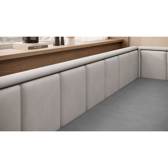 Sofa - lova Fulgeo su patalynės dėže pilka, Poco 4, Poco 3