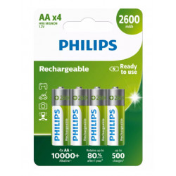 Philips R6B4B260/10 Rechargeable Batteries 4pcs