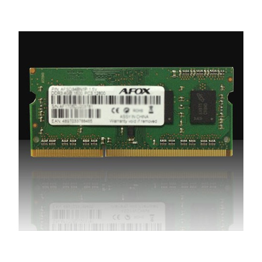 AFOX SO-DIMM DDR3 8GB atminties modulis 1333 MHz
