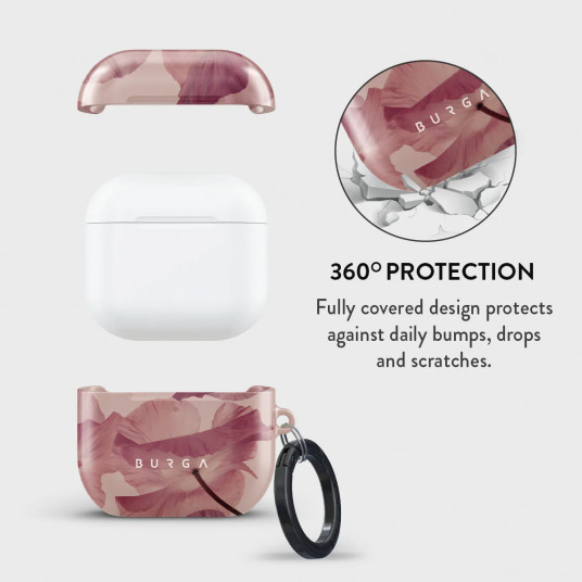 Dėklas Burga AirPods 4 Tender Kiss