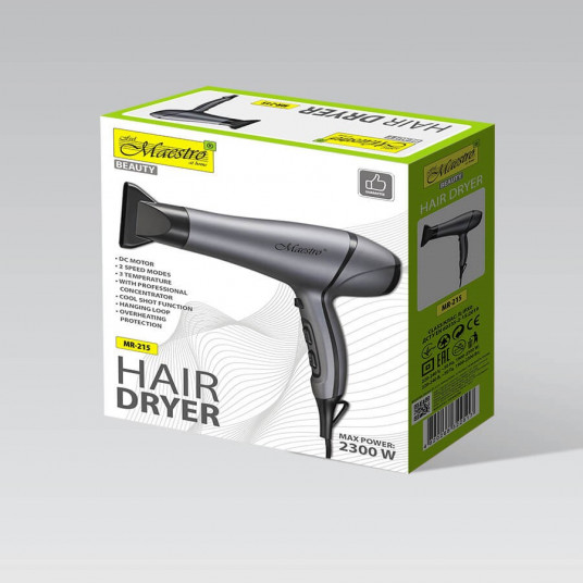 Plaukų džiovintuvas 2300W MAESTRO MR-215