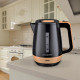 Feel-Maestro MR033 juodas elektrinis virdulys 1,7 L Juoda 2200 W