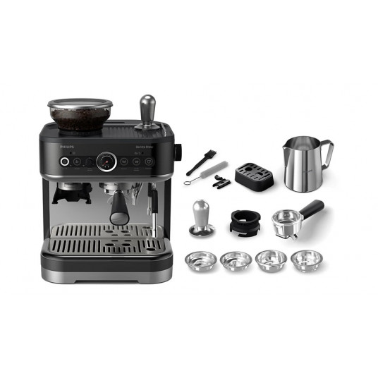 Philips | Espresso Machine | PSA3218/10 Barista Brew | Pump pressure 15 bar | Built-in milk frother | Semi-automatic | 1350 W | Black
