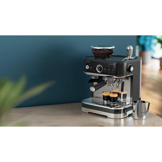 Philips | Espresso Machine | PSA3218/10 Barista Brew | Pump pressure 15 bar | Built-in milk frother | Semi-automatic | 1350 W | Black