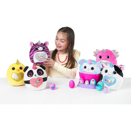 RAINBOCORNS pliušinis žaislas su aksesuarais Eggzania Mini, asort., 9296