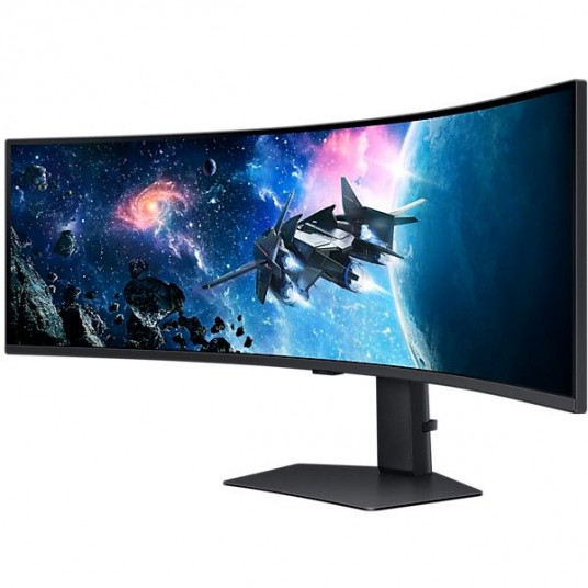 Samsung | Samsung Odyssey G9 | S49CG954EU | 49 in | VA | Dual Quad HD 5120 x 1440 at 240 Hz | 450 cd/m² | 2xHDMI, DisplayPort | Height, swivel, tilt | None