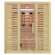 Infraraudonųjų Spindulių Sauna AMO-RL4S XL Su Druskos Akmeniu 180x160x200cm Keturvietė