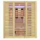 Infraraudonųjų Spindulių Sauna AMO-RL4S XL Su Druskos Akmeniu 180x160x200cm Keturvietė